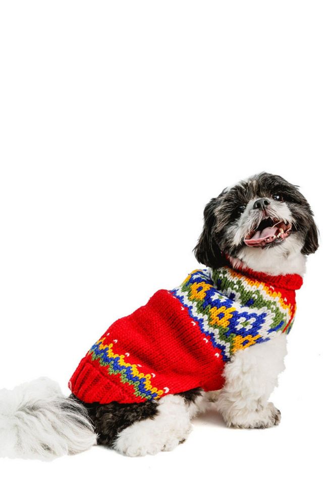 Chilly Dog Holiday Fairisle Sweater #1