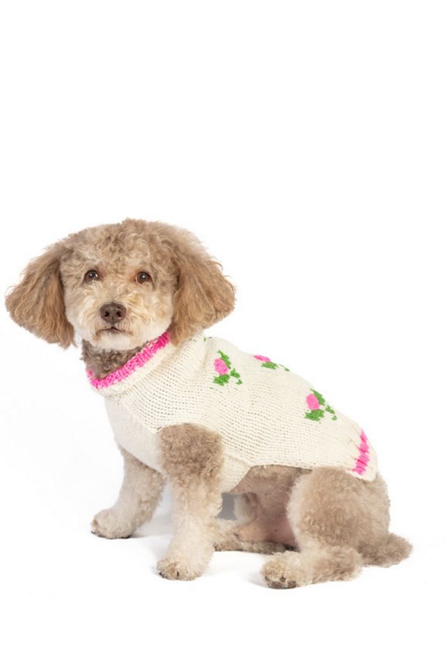 Chilly Dog Rose Bud Sweater #2
