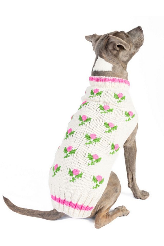 Chilly Dog Rose Bud Sweater #3