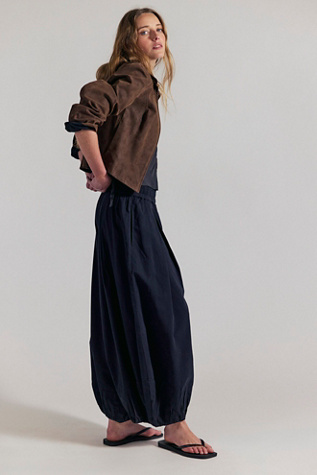 Moonflower Balloon Trousers at Free People in Black, Size: XL