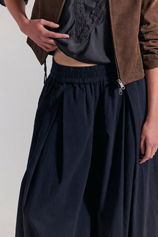 Женские брюки Free People Moonflower Pull-On Balloon, цвет: Чёрный — фото 4