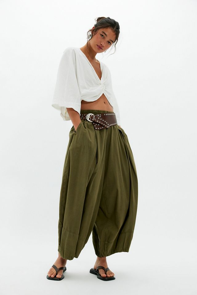 Moonflower Pull-On Balloon Pants #6