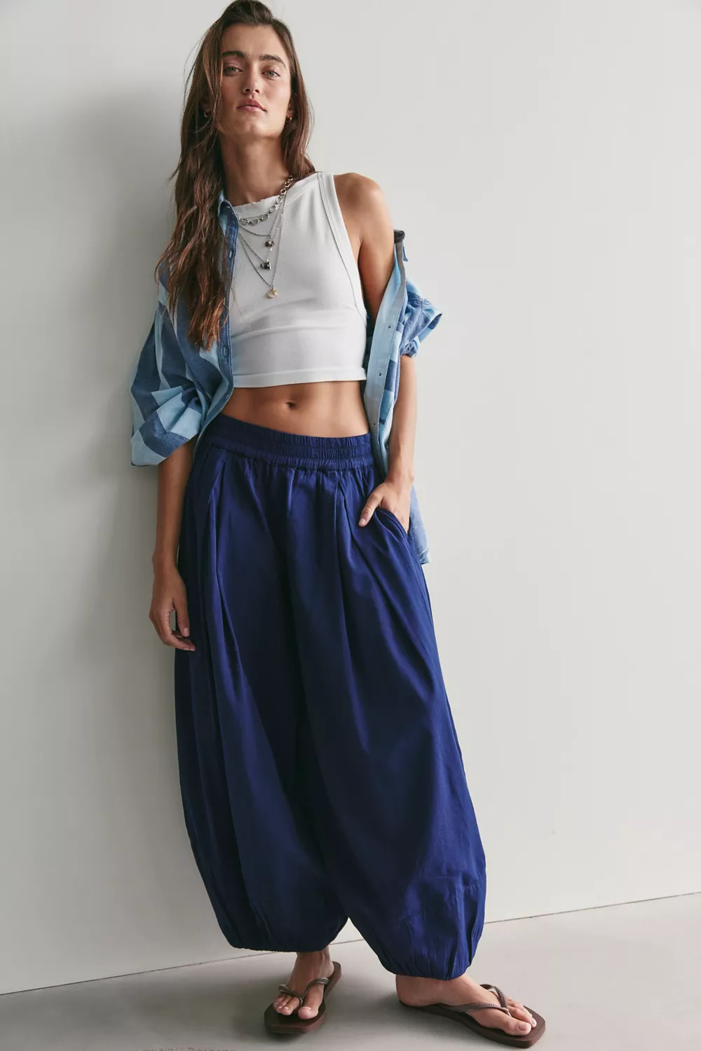 Moonflower Pull-On Balloon Pants