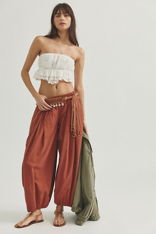 Moonflower Balloon Trousers at Free People in Canyon Sunset, Size: Medium