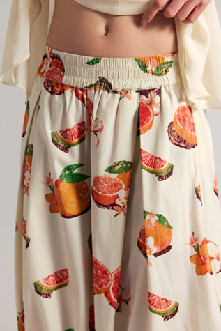 Женские брюки Free People Moonflower Printed Pull-On Balloon, цвет: Funky Fruits — фото 3