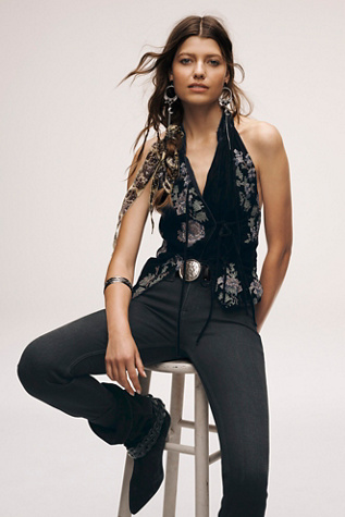 Violet Embroidered Vest