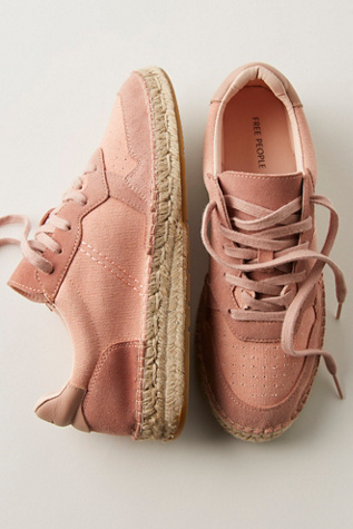 Serendipity Canvas Sneakers by Free People in Pink, Size: US 9