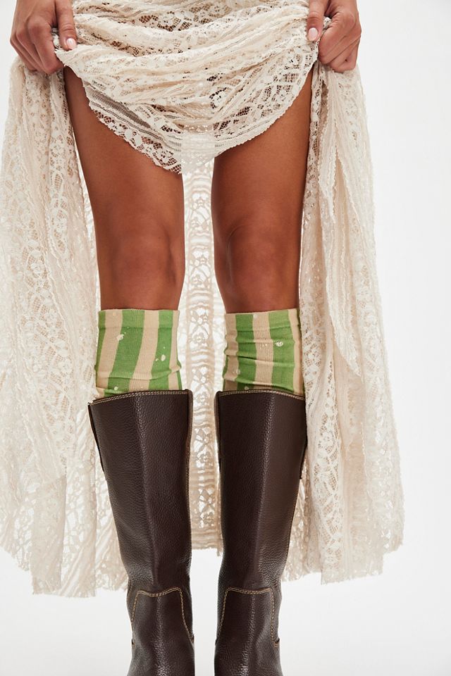 Chaussettes hautes Magnolia Pearl Art Class #1