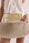 Laluna Faux Fur Mini Skirt