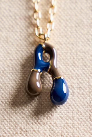 Local Eclectic x Free People Bubble Letter Necklace