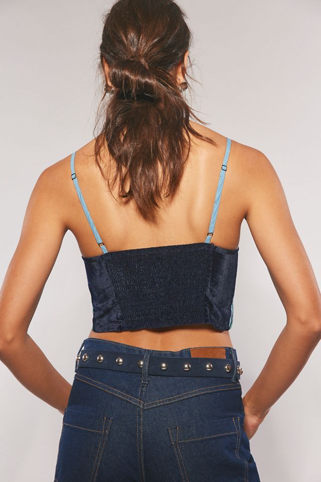 Velvet Lotus Applique Top #1