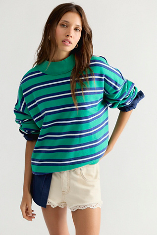 Palm Springs Striped Pullover