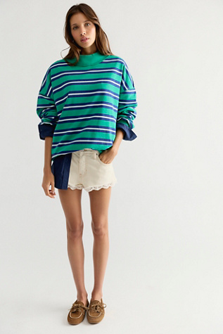 Palm Springs Striped Pullover