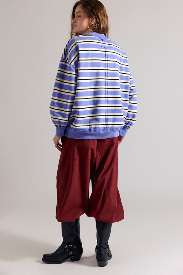 Palm Springs Striped Pullover #1