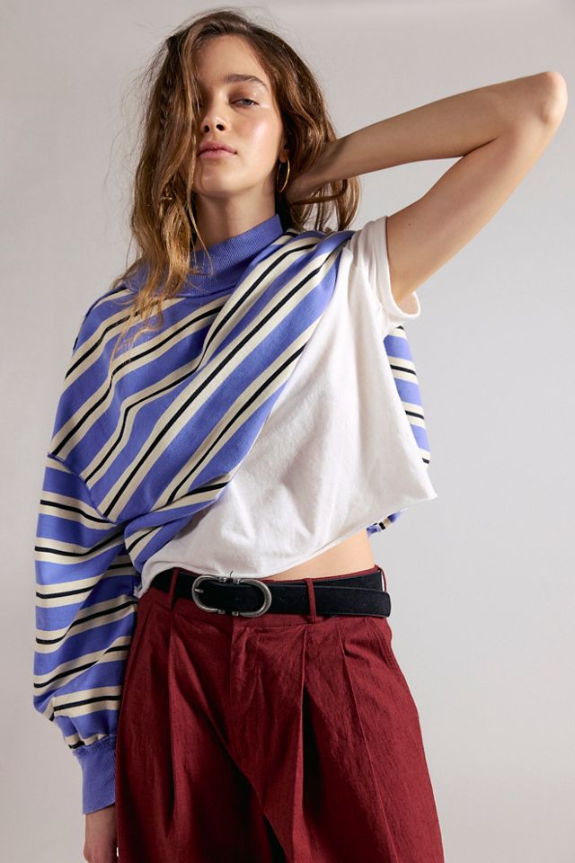 Palm Springs Striped Pullover #3