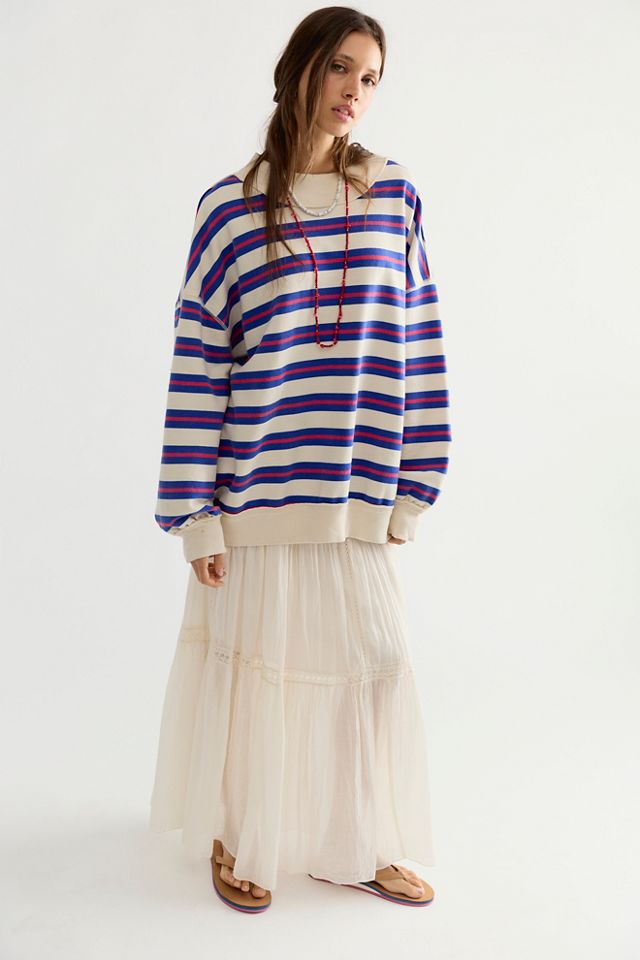 Palm Springs Striped Pullover #2