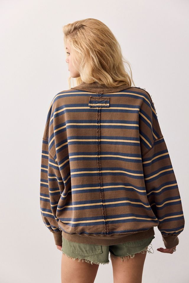 Palm Springs Striped Pullover #2