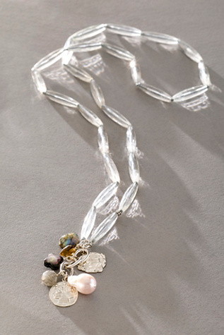 Chan Luu Quartz Dangle Necklace