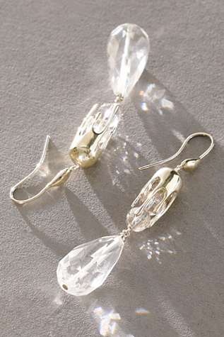 Женские серьги Chan Luu Dripping Crystal Dangle, цвет: Прозрачный — фото 3