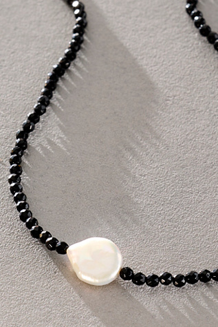 Женское колье Chan Luu Bead And Pearl, цвет: Чёрный — фото 4