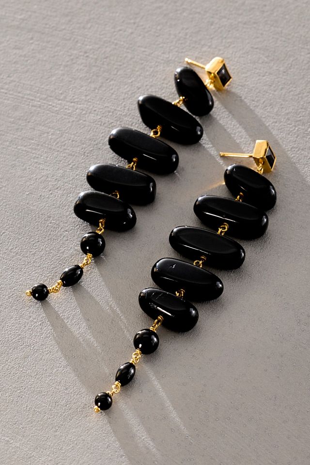 Chan Luu Stepped Drop Earrings #1