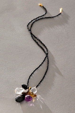 Chan Luu Beaded Cluster Necklace