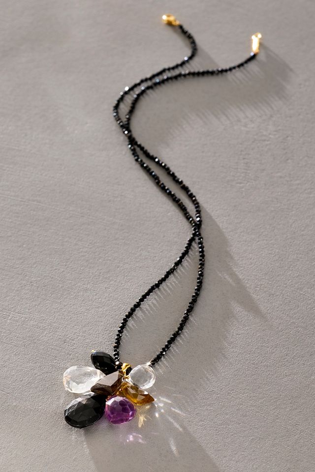 Chan Luu Beaded Cluster Necklace #2