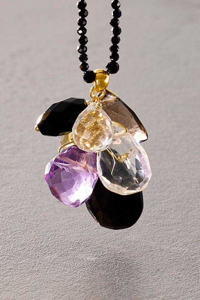 Chan Luu Beaded Cluster Necklace #4