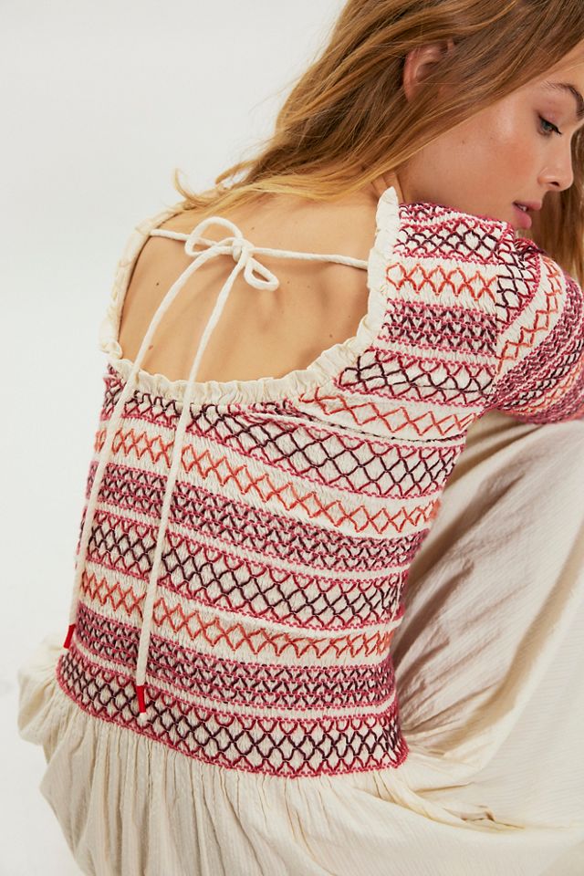 Guiding Star Smocked Midi Dress #4