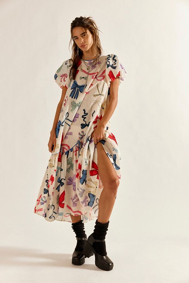 Tied In A Bow Midi Dress #2