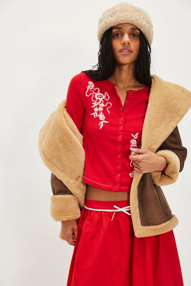 Candy Cane Lane Midi Skirt Set #2