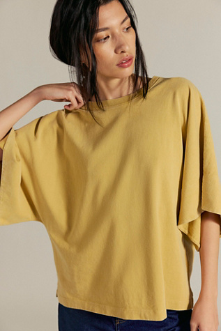 We The Free Atlas Dolman Tee at Free People in Fallen Leaf, Size: XS