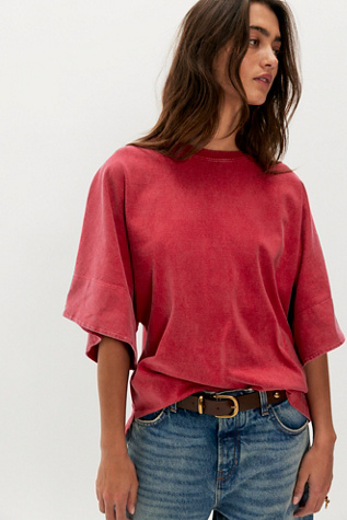We The Free Atlas Dolman Tee at Free People in Festive Jam, Size: XS