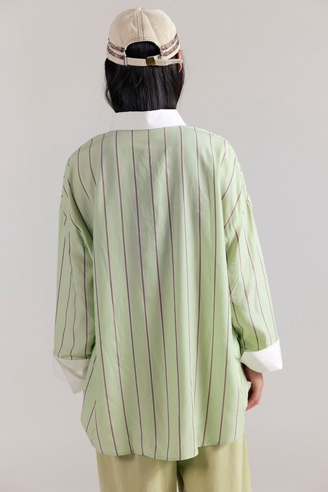 Blanca Studio Opal Button Down Shirt #1