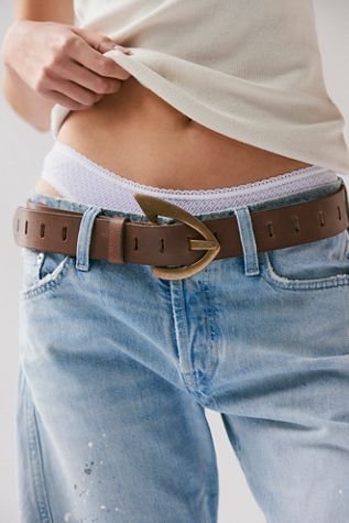 Dover Suede Belt | Free People display picture 3