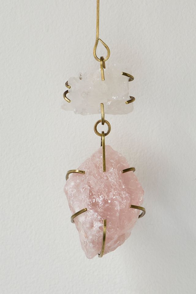 Suspension murale en cristal format mignon #1