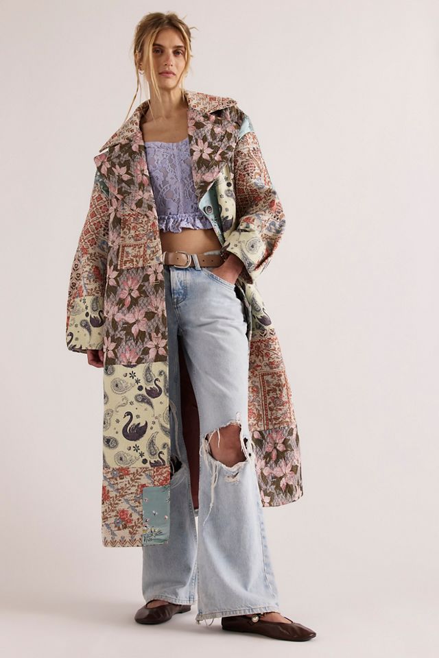 Golden Hour Jacquard Coat #3
