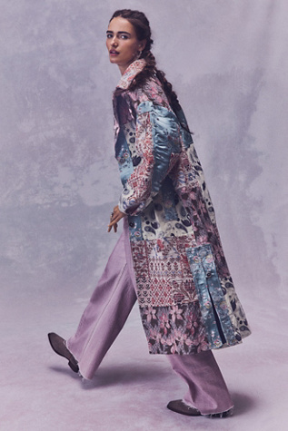 Golden Hour Jacquard Coat