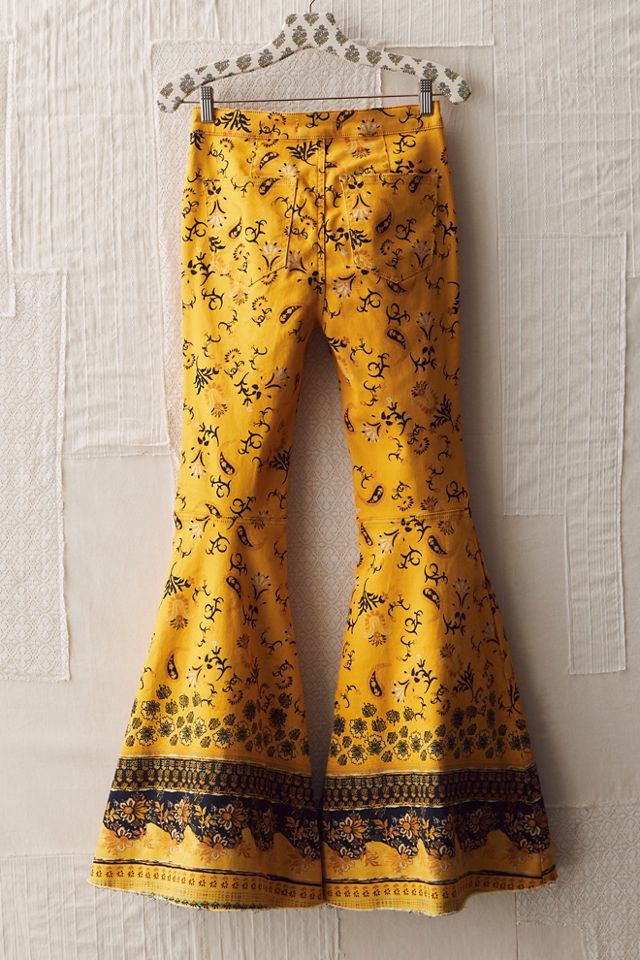 FP MART: Vintage: The Originals Printed Flare Jeans #1