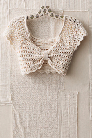 FP MART: Vintage: The Originals Cropped Crocheted Sweater