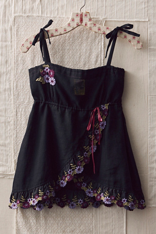 FP MART: Vintage: The Originals Spaghetti Strap Embroidered Tank