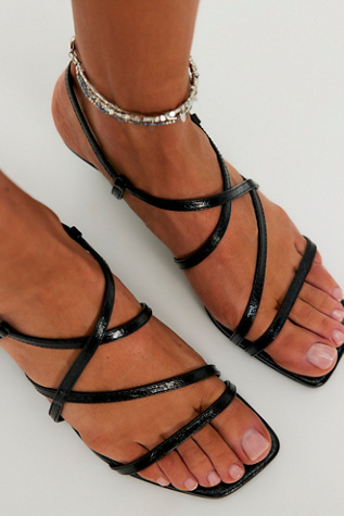 Jasmine Strappy Heels by Circus NY by Sam Edelman at Free People in Black, Size: US 8