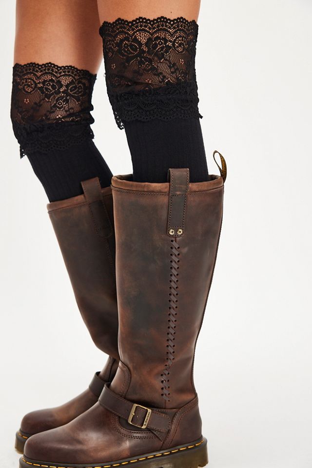 Viola Lace Over The Knee Socks #1