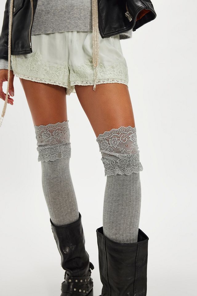 Viola Lace Over-The-Knee Socks #1