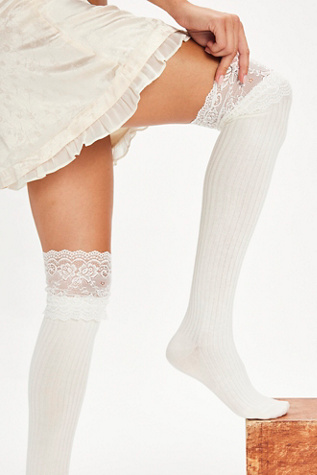 Viola Lace Over The Knee Socks product page