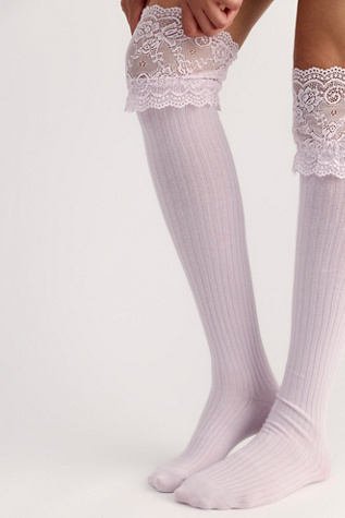 Viola Lace Over-The-Knee Socks