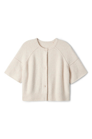 Женский кардиган Free People See Me SoftSpun, цвет: Миндальное молоко меланжевый — фото 6
