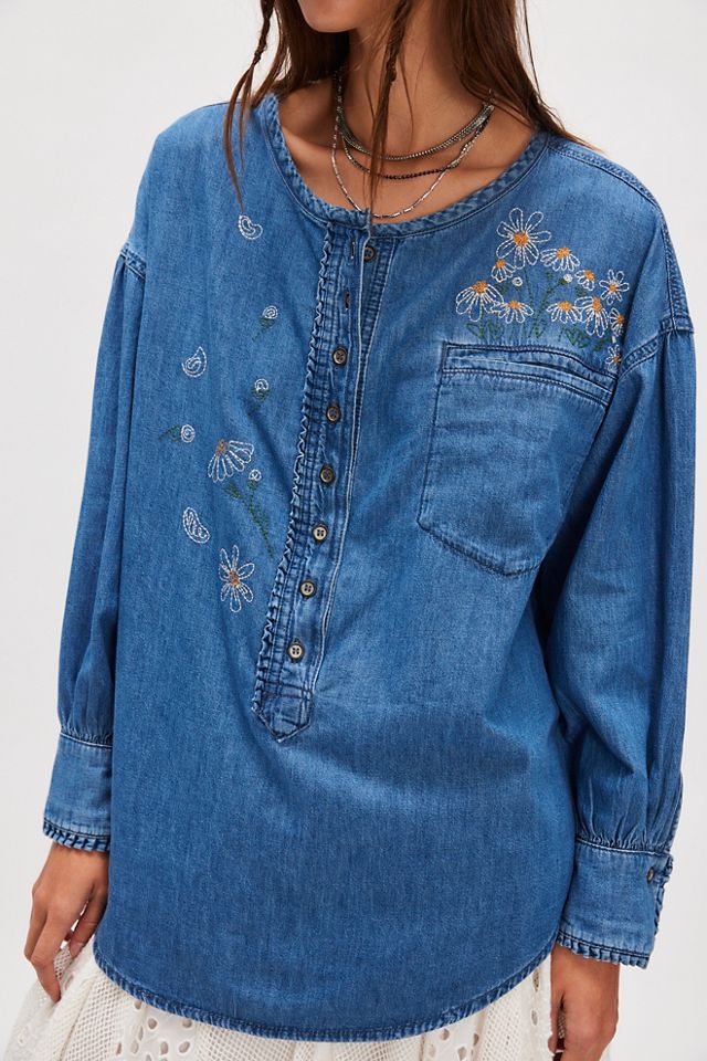 Tricia Fix Daisy Denim Dreaming Top #2