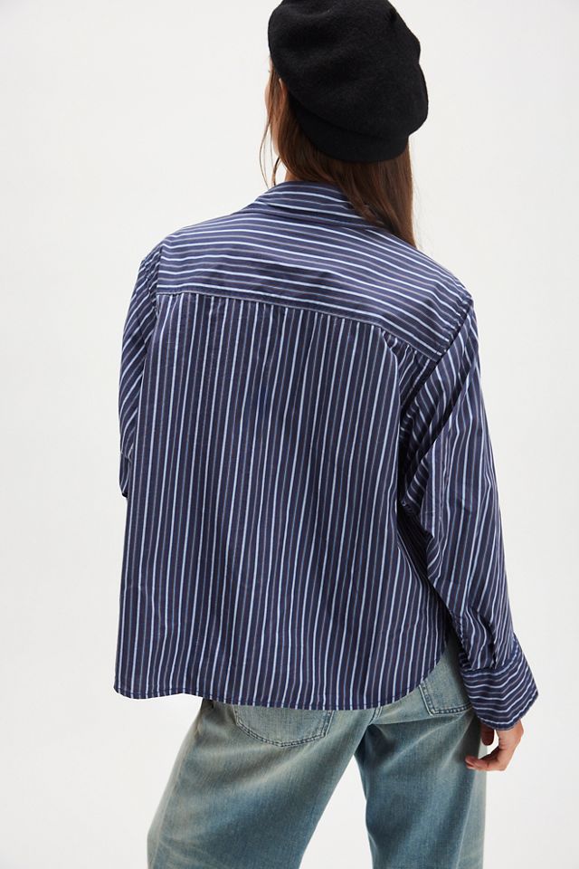 Tricia Fix Embroidered Sabine Striped Top #1