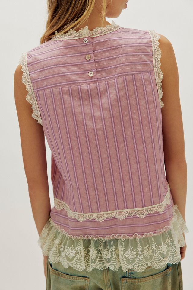 Haut rayé victorien Anna Sui #1